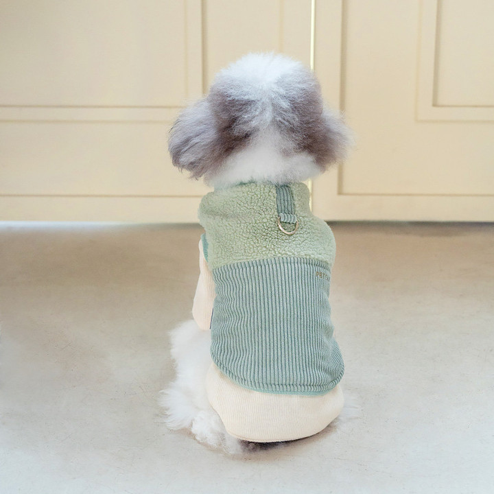 펫츠랜드 로이패딩조끼 민트