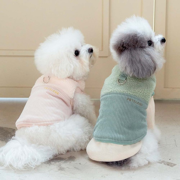 펫츠랜드 로이패딩조끼 민트