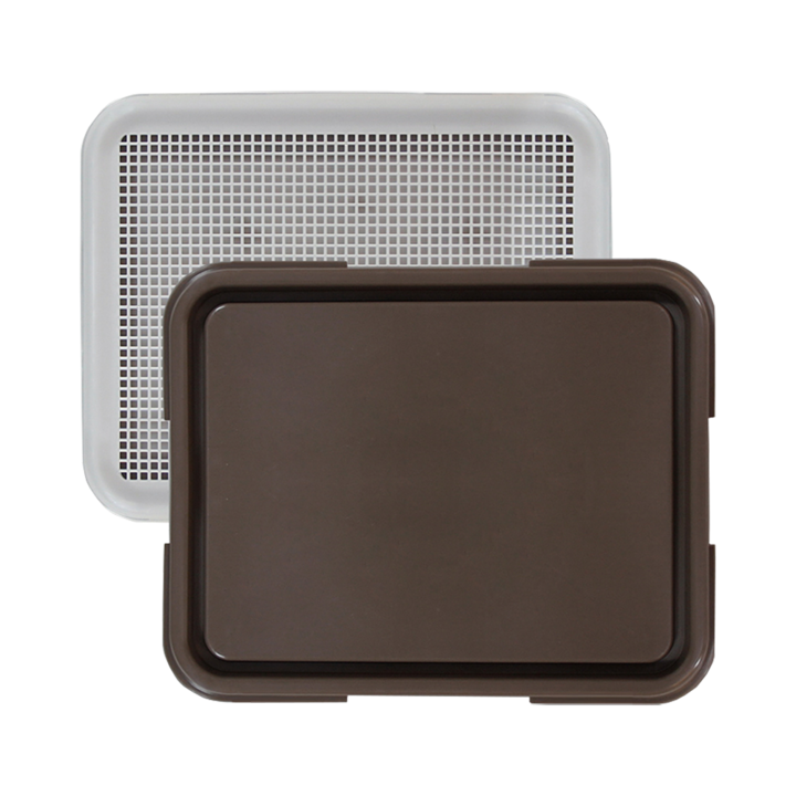 펫토리아 한판뚝딱 그물망 실속형 배변판 브라운