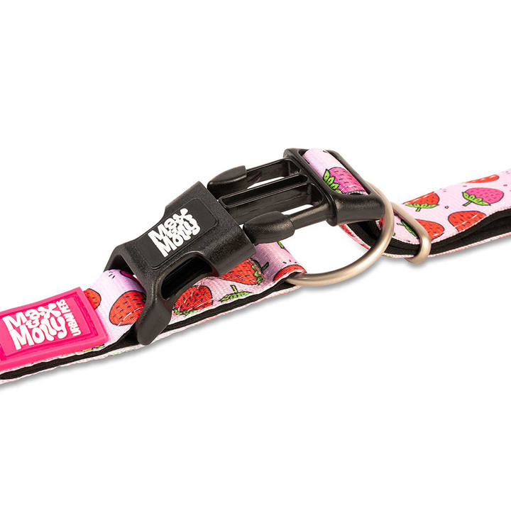 맥스앤몰리 스마트 ID 목줄 스트로베리