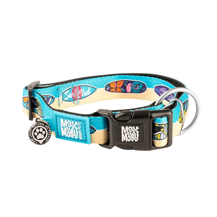 맥스앤몰리 스마트 ID 목줄 알로하