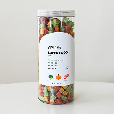 제로랩스 영양가득 져키 브로콜리&단호박&연어 1kg