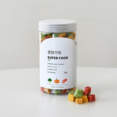 제로랩스 영양가득 져키 브로콜리&단호박&연어 350g