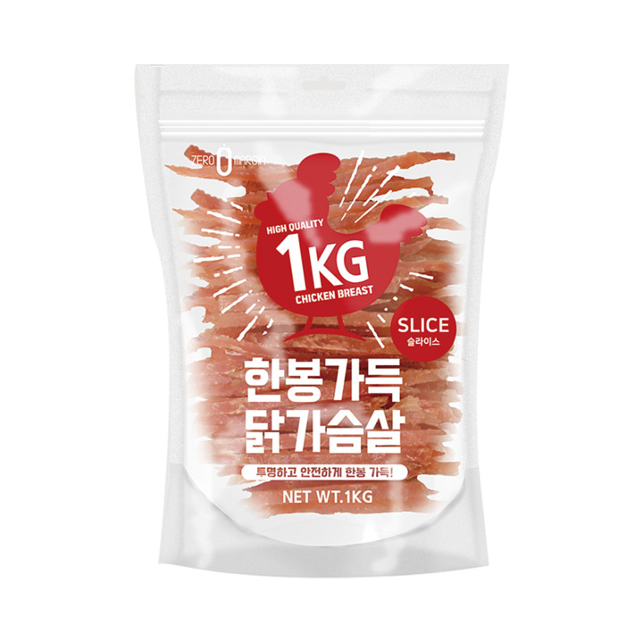 제로랩스 한봉가득 닭가슴살 슬라이스 1kg