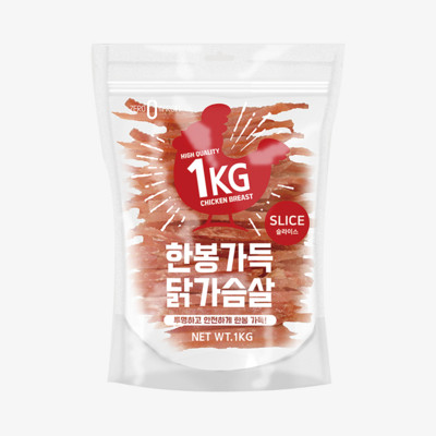 제로랩스 한봉가득 닭가슴살 슬라이스 1kg