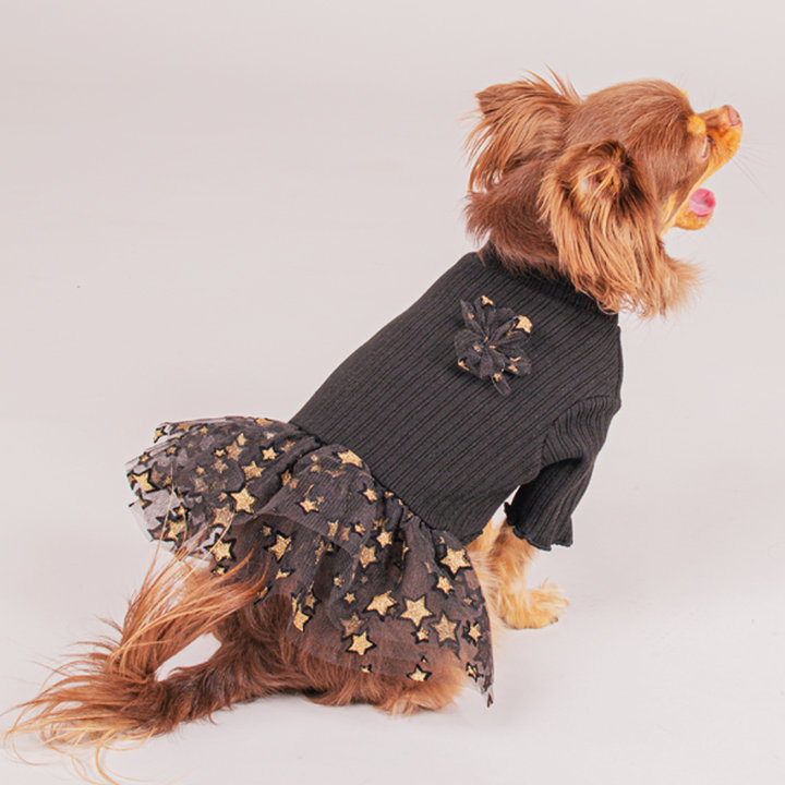 도그포즈 슈퍼스타 원피스 블랙