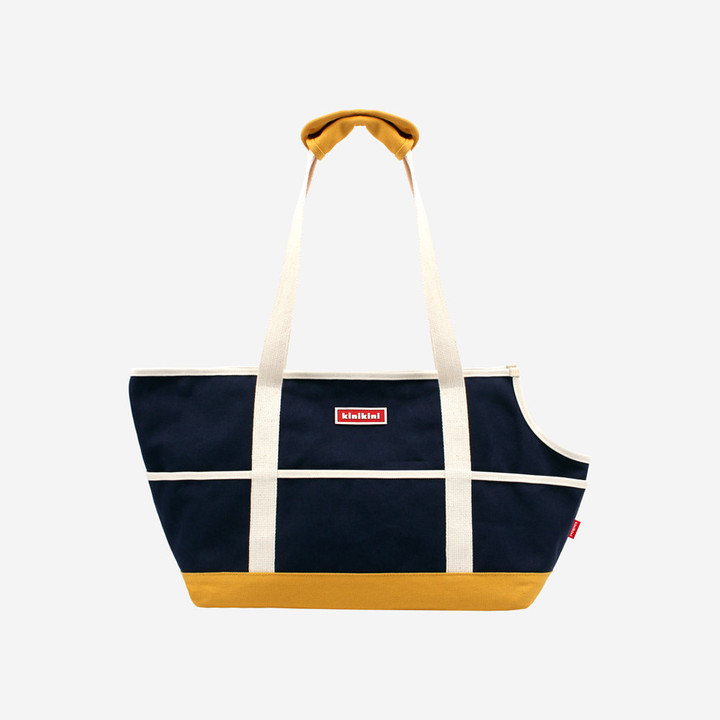 키니키니 ORIGINAL COLOR BLOCK CARRIER BAG-NAVY(캐리어백)