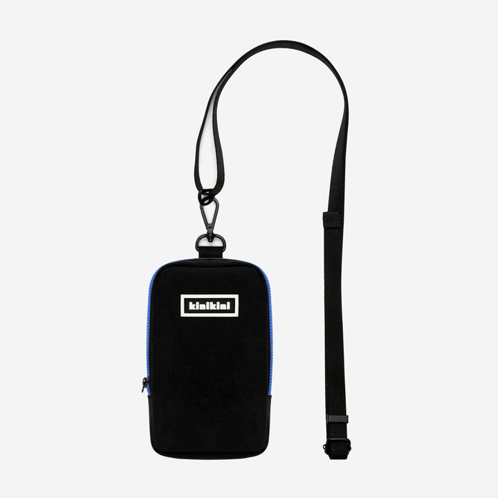 키니키니 SIGNATURE CROSS POOP BAG-BLACK/BLUE(크로스 풉백)