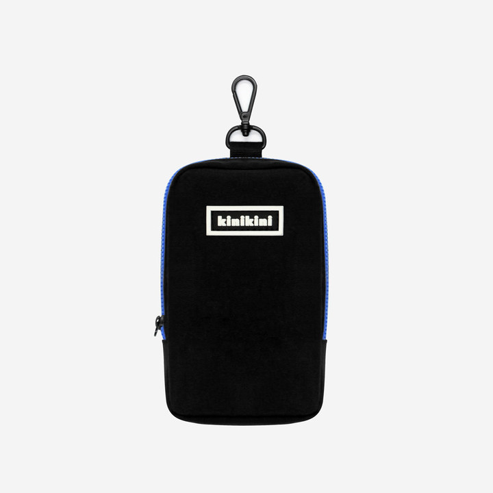 키니키니 SIGNATURE CROSS POOP BAG-BLACK/BLUE(크로스 풉백)