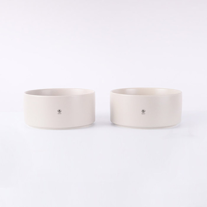 딩동펫 모던&마블 세라믹 식기 2구