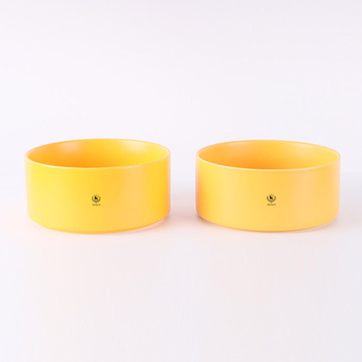 딩동펫 모던&마블 세라믹 식기 2구