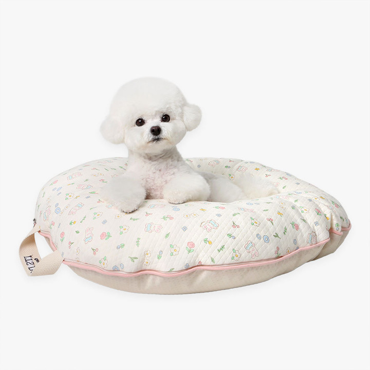 이츠독 오가닉 누빔 둥지 베드 바니가든