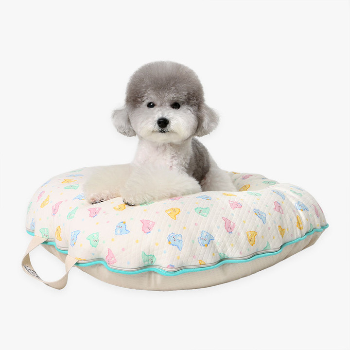 이츠독 오가닉 누빔 둥지 베드 (버블디노)