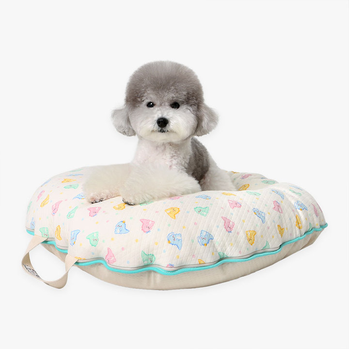 이츠독 오가닉 누빔 둥지 베드 (버블디노)