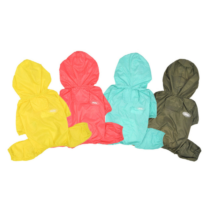 올치 캔디 올인원 우비 레인코트 카키