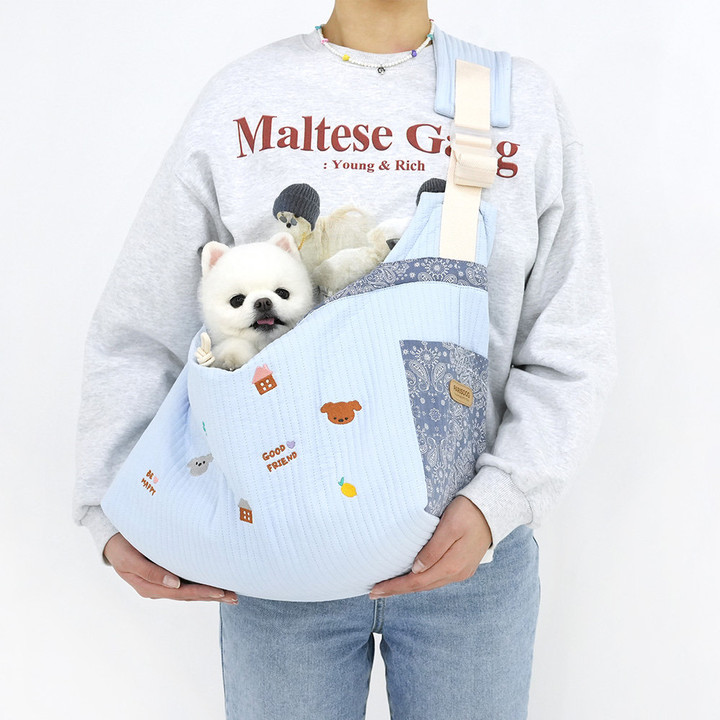 패리스독 피터팻 뉴솔리드 슬링 블루