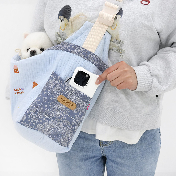 패리스독 피터팻 뉴솔리드 슬링 블루