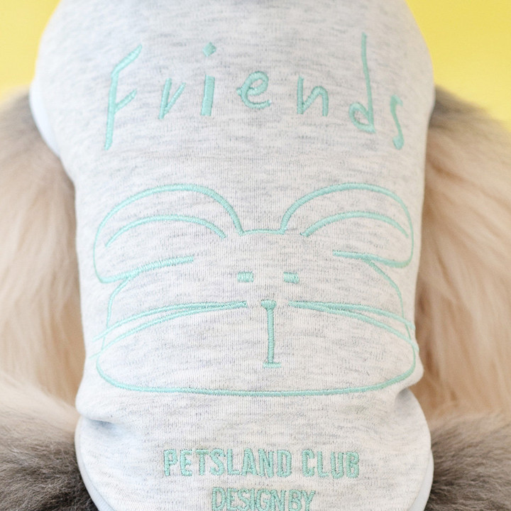 펫츠랜드 프렌즈티셔츠 그레이