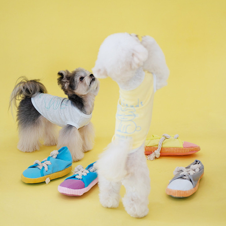 펫츠랜드 프렌즈티셔츠 그레이