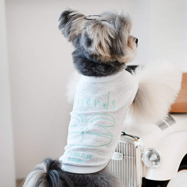 펫츠랜드 프렌즈티셔츠 그레이