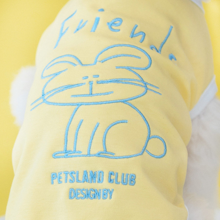 펫츠랜드 프렌즈티셔츠 옐로우