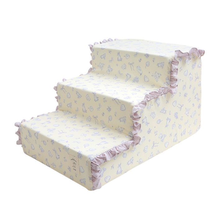 이츠독 쁘띠미뇽 3단 스텝 아이보리