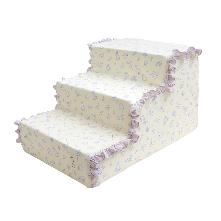 이츠독 쁘띠미뇽 3단 스텝 아이보리