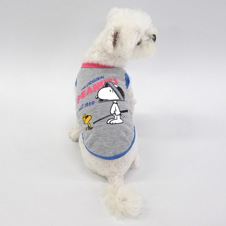 패리스독 피너츠 오리지널 티셔츠 그레이