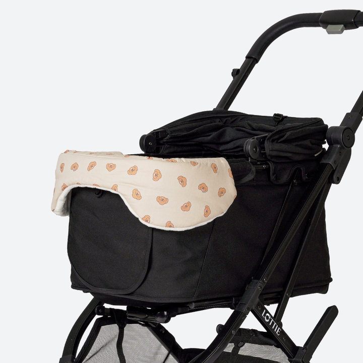 로띠에 강아지 유모차 가드핏 범퍼가드 푸들베이지