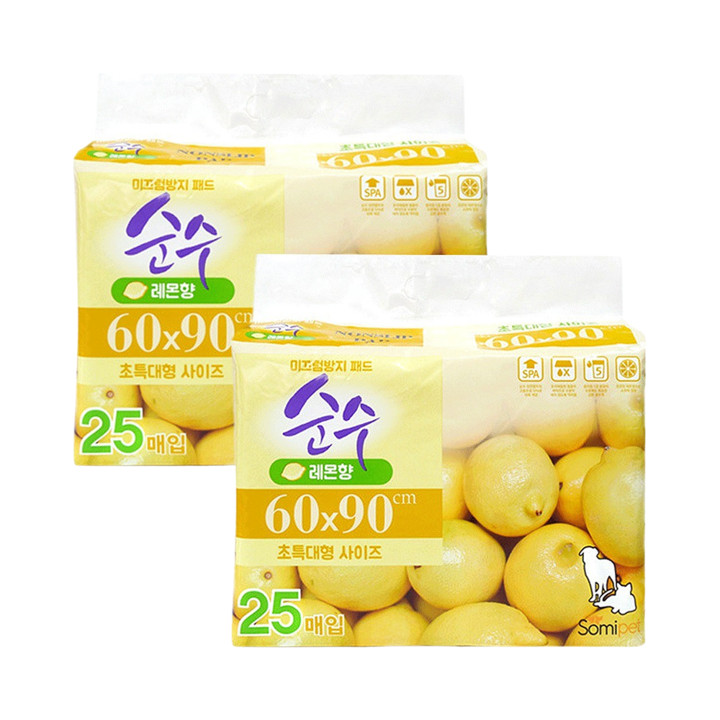 순수 논슬립 초특대형패드 25매 2묶음
