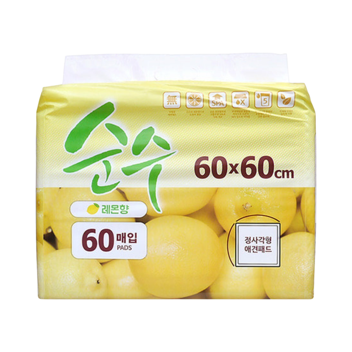 순수 정사각패드 중형 60매