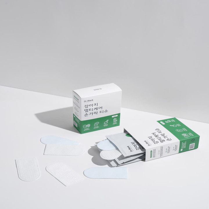 닥터블랭크 강아지 멀티케어 손가락 티슈 30매