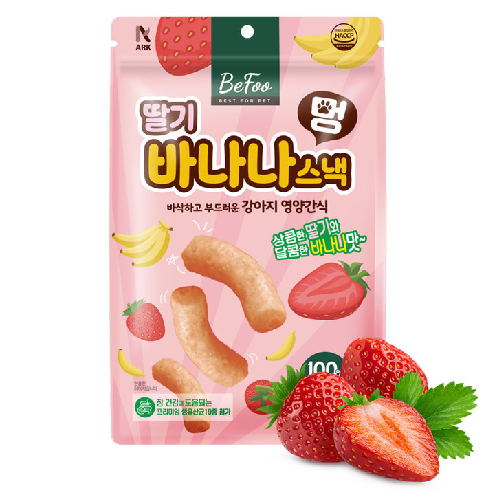 베푸 멍 딸기 바나나킥 35g