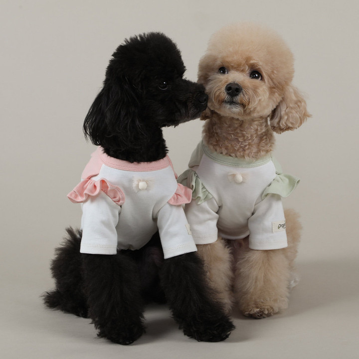 리토가토 오가닉 플라워버니 티셔츠 핑크