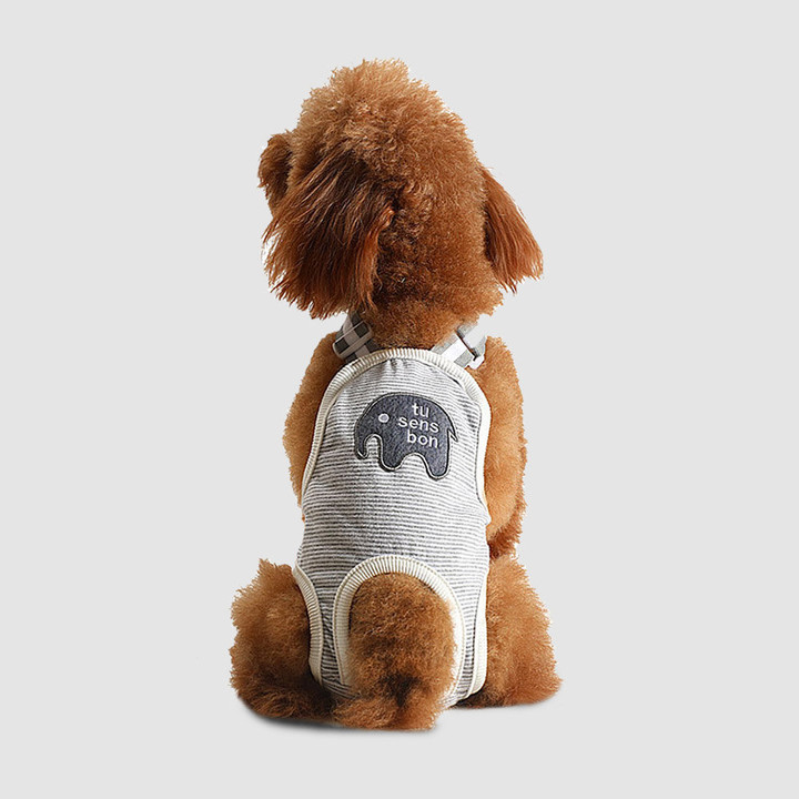 딩동펫 서스펜더 코끼리 위생팬티