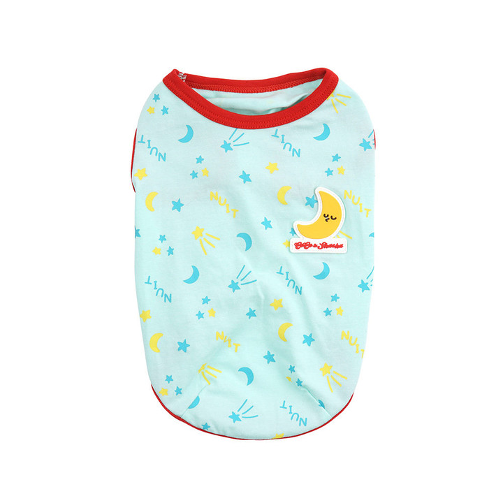 패리스독 코코앤샤샤 별빛티셔츠 블루