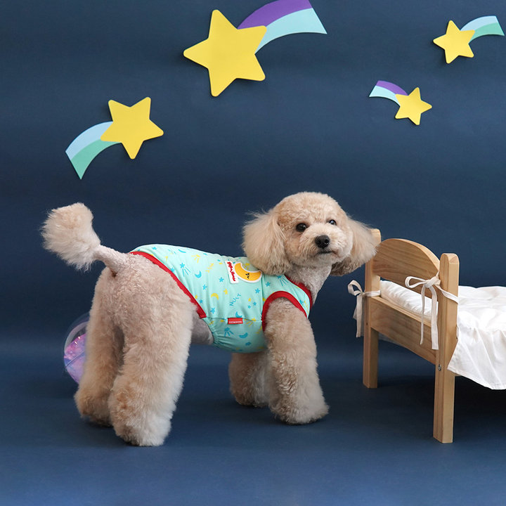 패리스독 코코앤샤샤 별빛티셔츠 블루