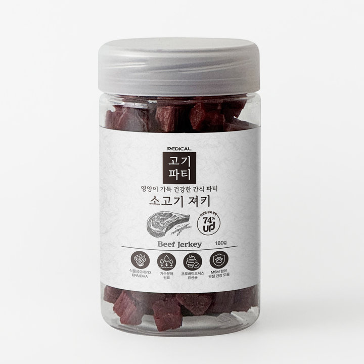 페디칼 고기파티 소고기 져키 180g