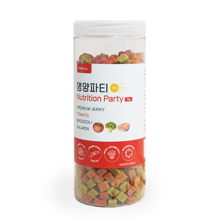 페디칼 영양파티 토마토+브로콜리+연어 1kg