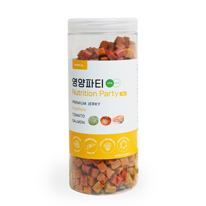 페디칼 영양파티 단호박+토마토+연어 1kg