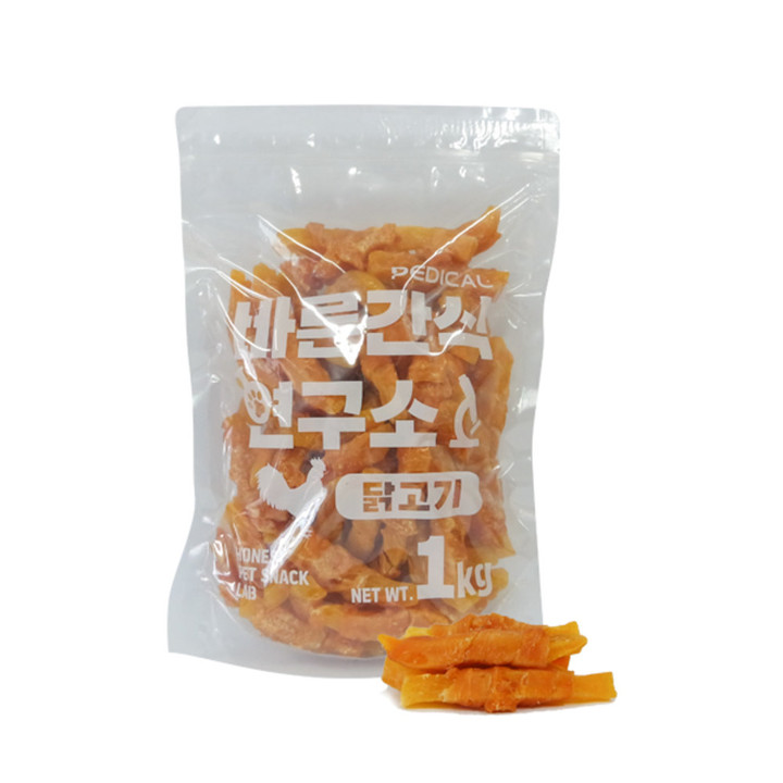 페디칼 바른간식연구소 닭가슴살과 고구마 1kg