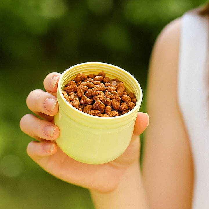 크레용펫 쫑긋 원터치 휴대용 산책 물병 (2type)