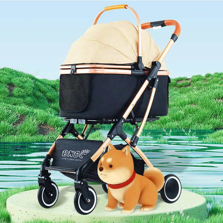 개과천선 멜로 반려동물 유모차 크림 옐로