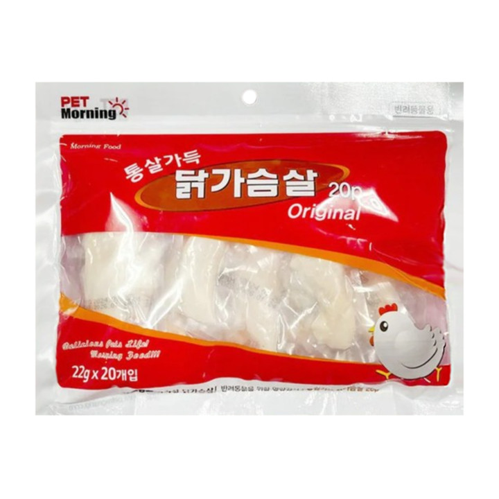 펫모닝 통살가득 닭가슴살 20개입