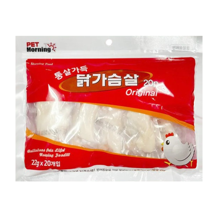 펫모닝 통살가득 닭가슴살 20개입