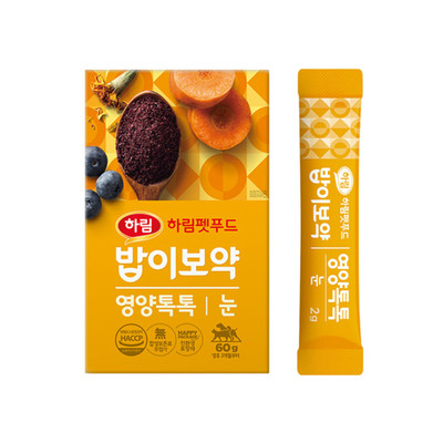 하림펫푸드 밥이보약 영양톡톡 눈 60g