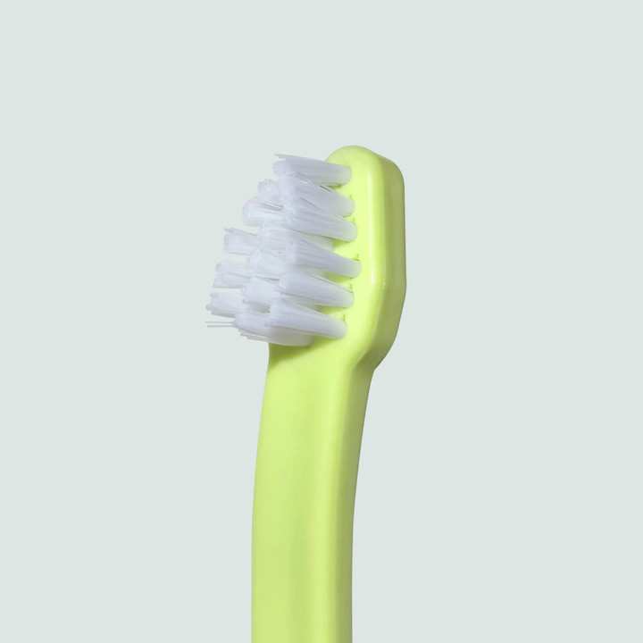 크레용펫 세모 미니 칫솔(라임/화이트)