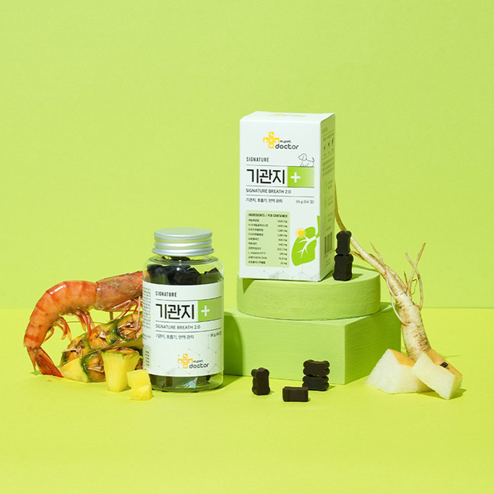마이펫닥터 시그니처 2.0 호흡기&기관지 영양제 64정