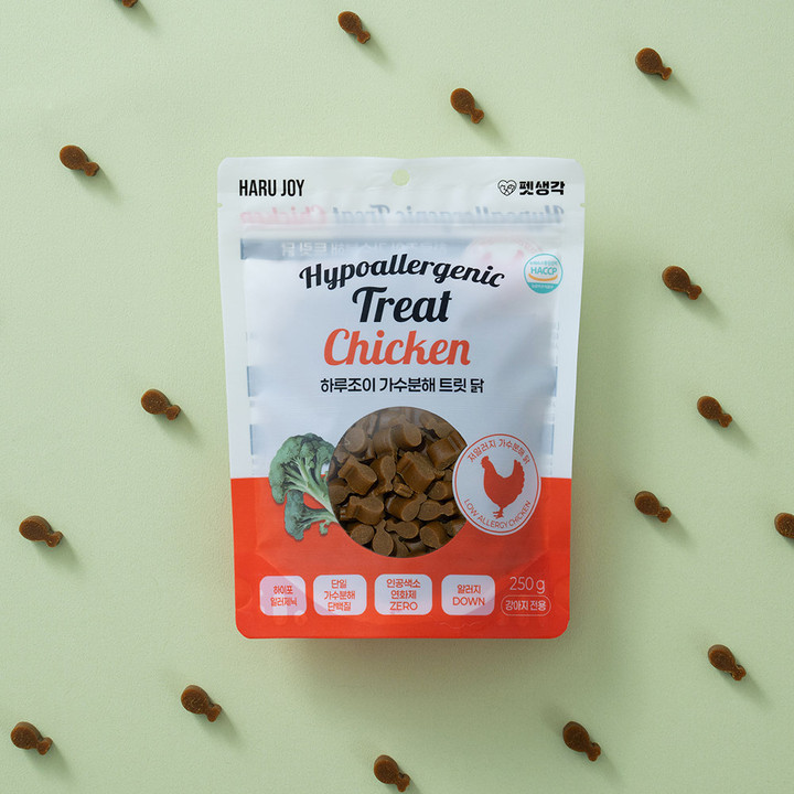 펫생각 하루조이 가수분해 트릿 닭 250g