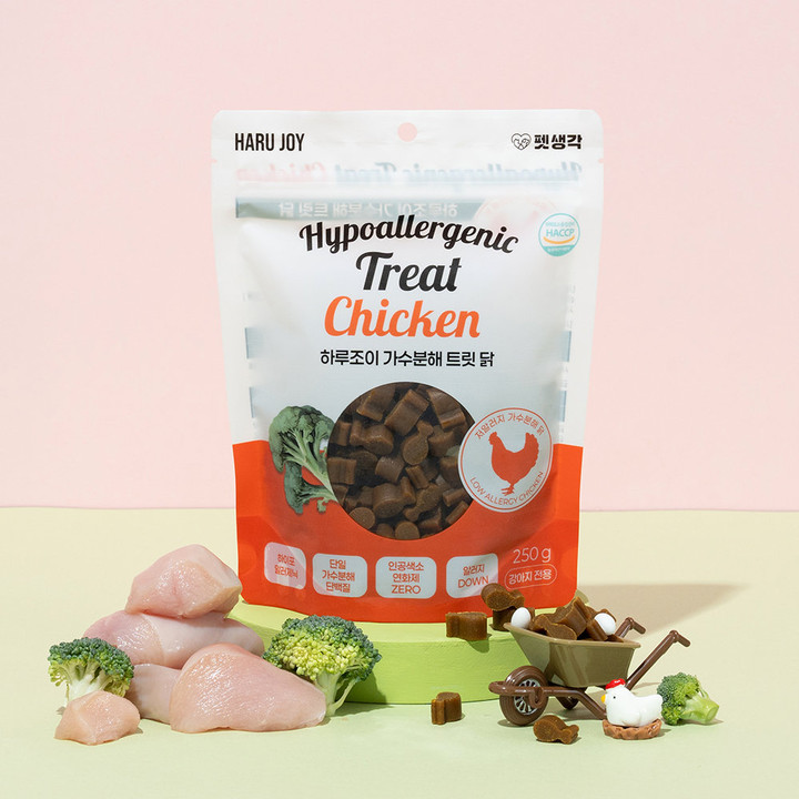 펫생각 하루조이 가수분해 트릿 닭 250g